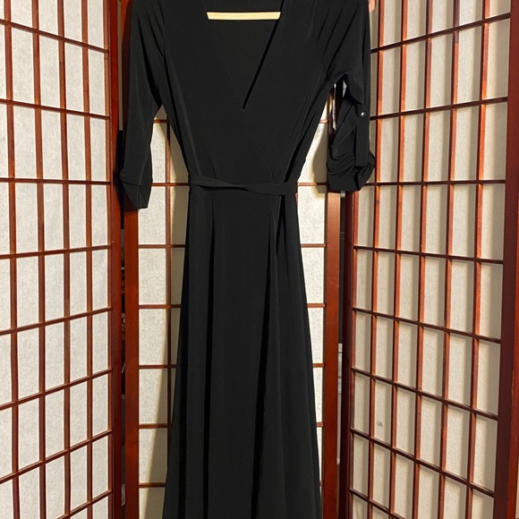 Modcloth Black Midi Dress - Picture 7 of 9